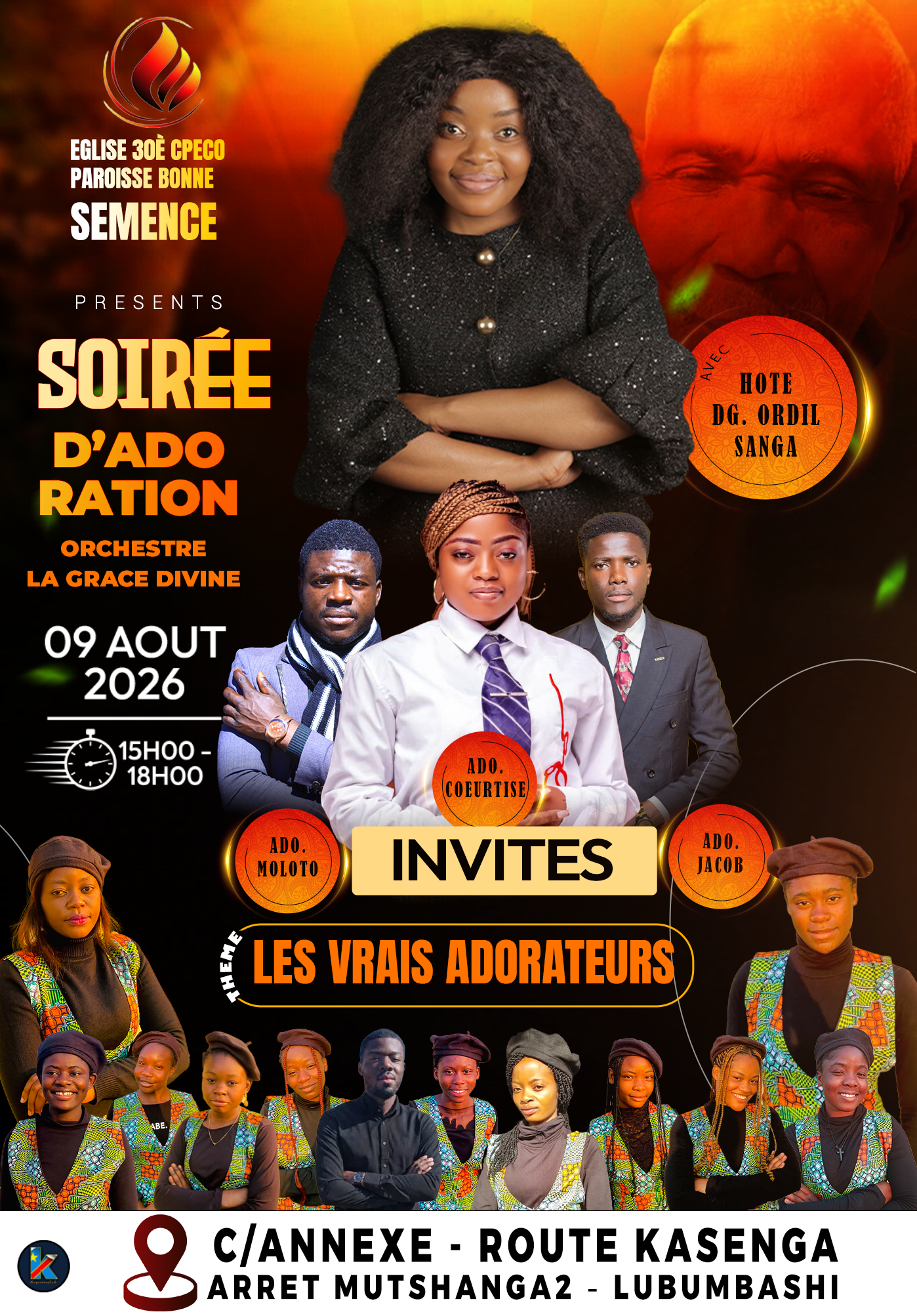 Affiche de soirée